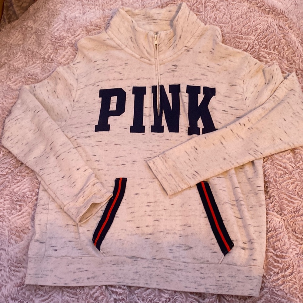 White PINK sweater